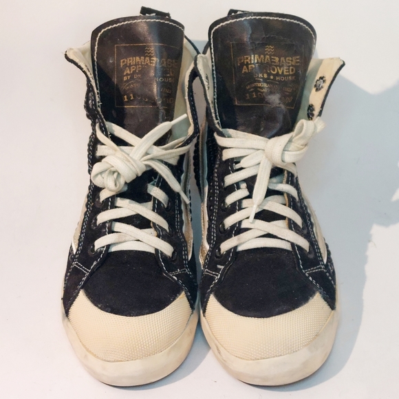 Primabase black suede & leather studded hi-top sneakers, EU40, EUC - Picture 12 of 16